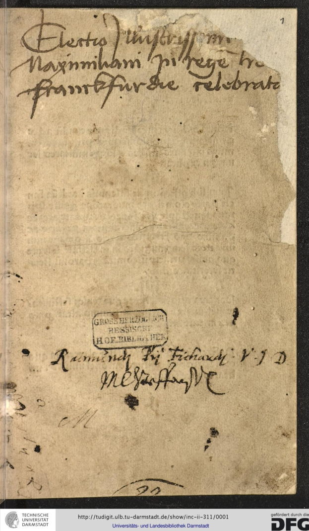 Alter Brief des deutschen Regierungschefs an den Präsidenten der Vereinigten Staaten mit handgeschriebener Textstelle und sichtbaren Wasserzeichen.