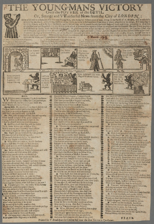 Ein Papiercollage mit fetter Schrift und detaillierten Illustrationen von entschlossenen jungen Männern, die einen Sieg feiern.